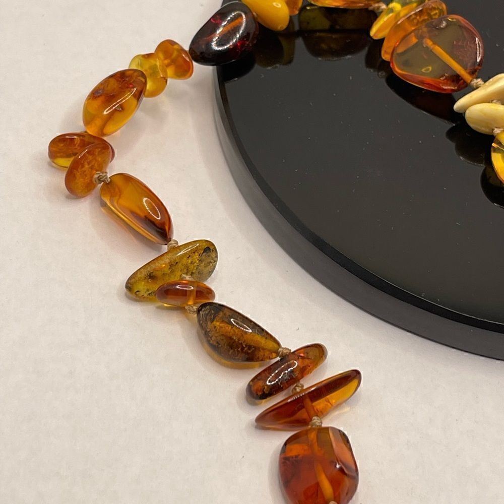 Necklace made real different amber’s - Picture 9 of 13